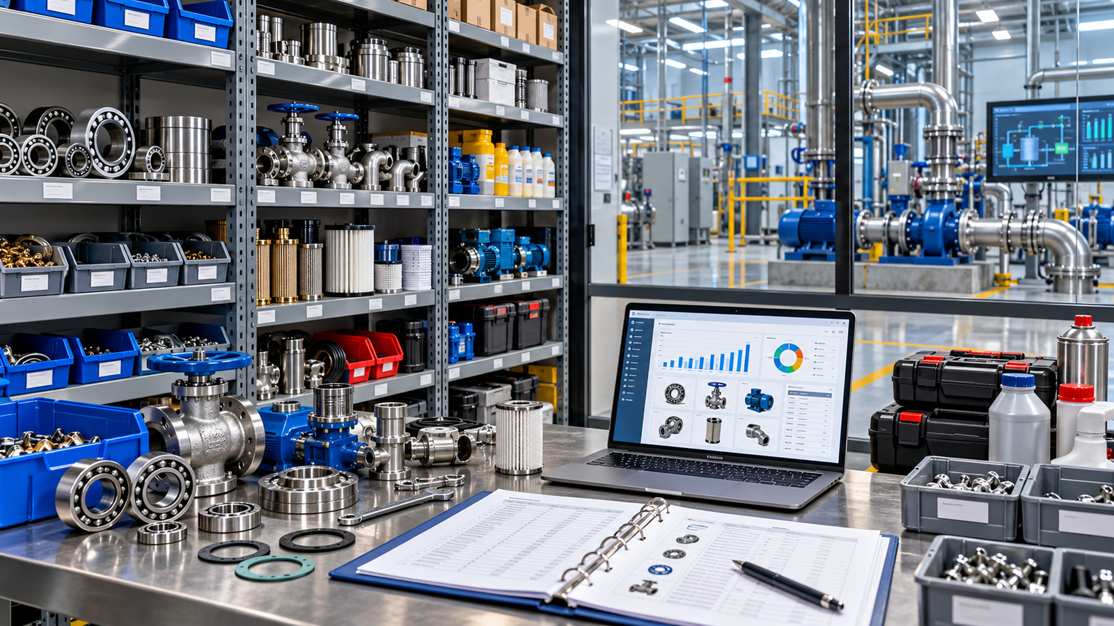 Industrial Maintenance Parts Room